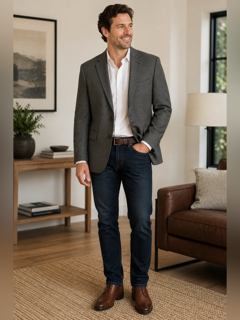 Macy’s Men’s Store Lauren Ralph Lauren 100% Wool Suit Jacket.